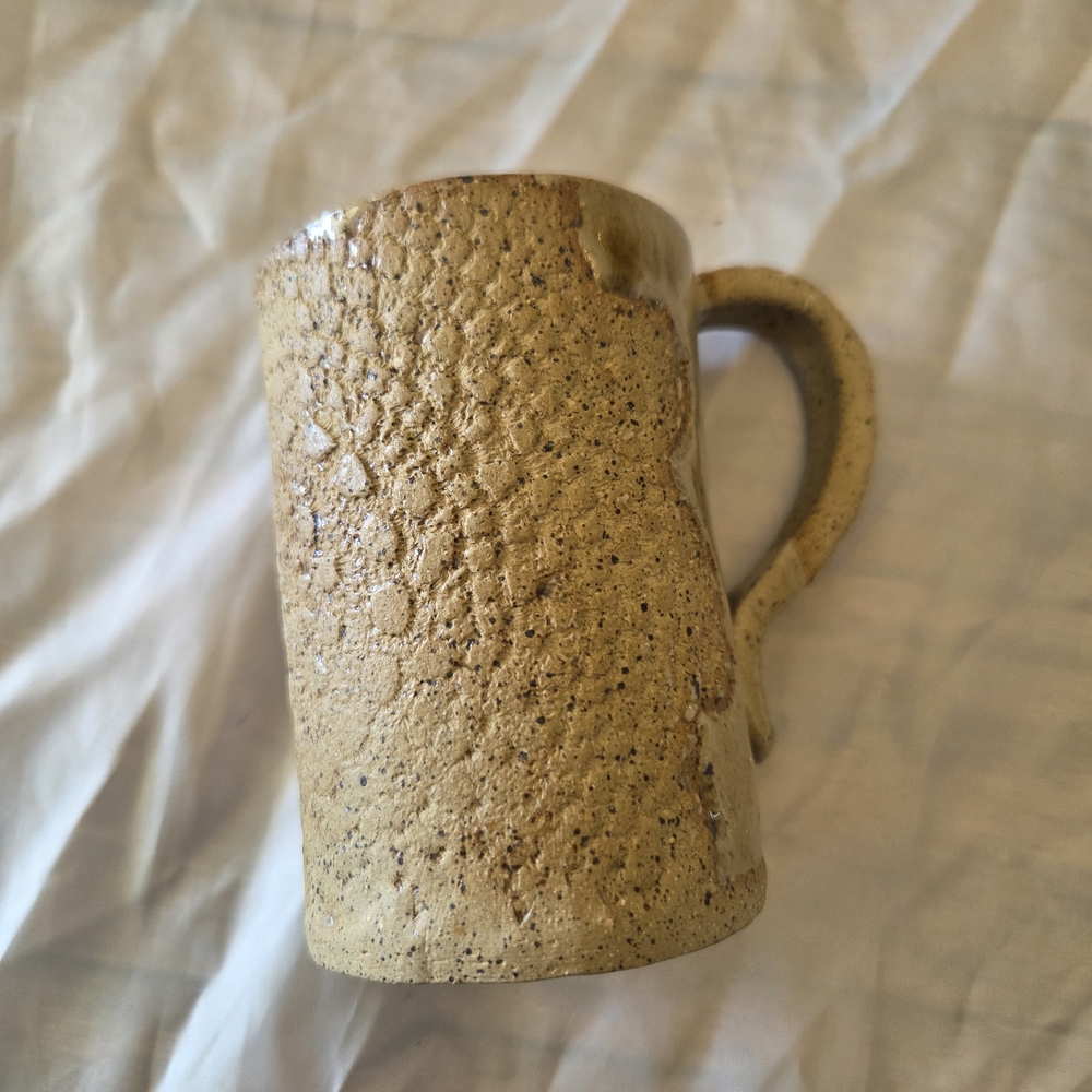 Rustic Tan Ceramic Mug